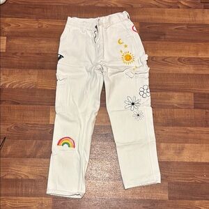 Pacsun Colorful Graphic Cargo Pants
